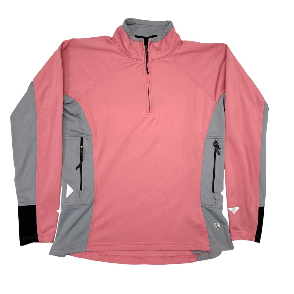 Mountain Hardwear Pullover‎ Sweater Women's Small Pink 1/4 Zip Baselayer